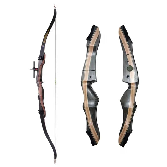 Military-Outdoors Wood recurve bow with a sleek design and durable construction for archery enthusiasts