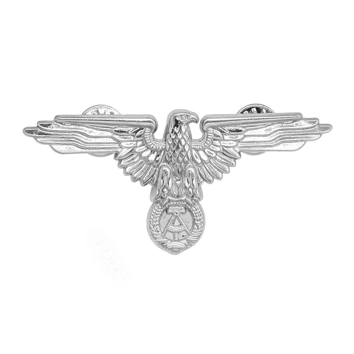 Silver WW2 eagle badge, a historical military insignia for collectors