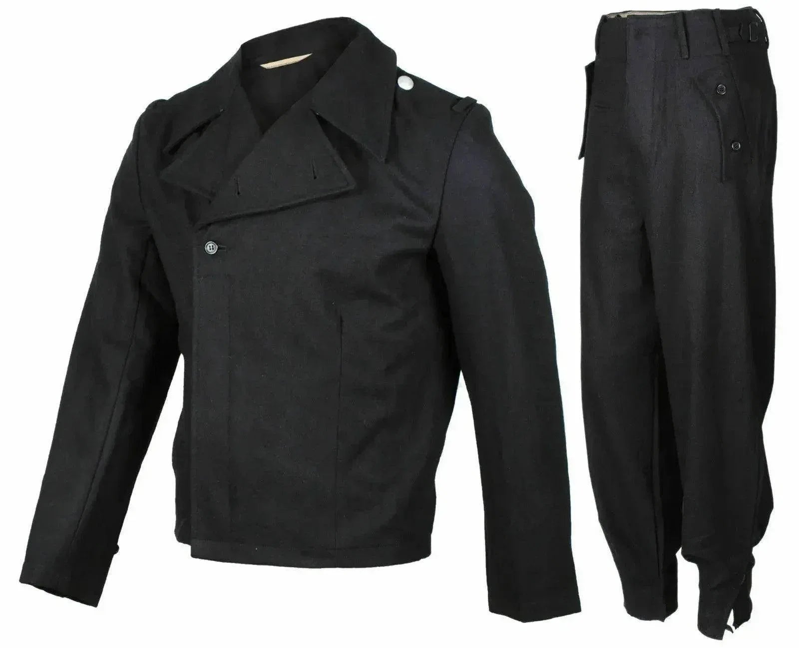 WW2 Panzer Uniform in black for military reenactments and collectors
