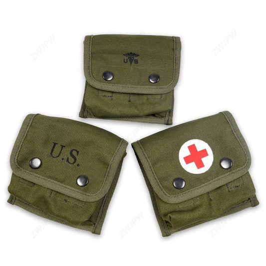 Military-Outdoors WW2 US Army First Aid Kit Pouch - Military-Outdoors.com