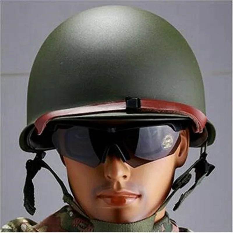 WWII M1 US Army Helmet Replica - Authentic Military Gear - Military-Outdoors.com