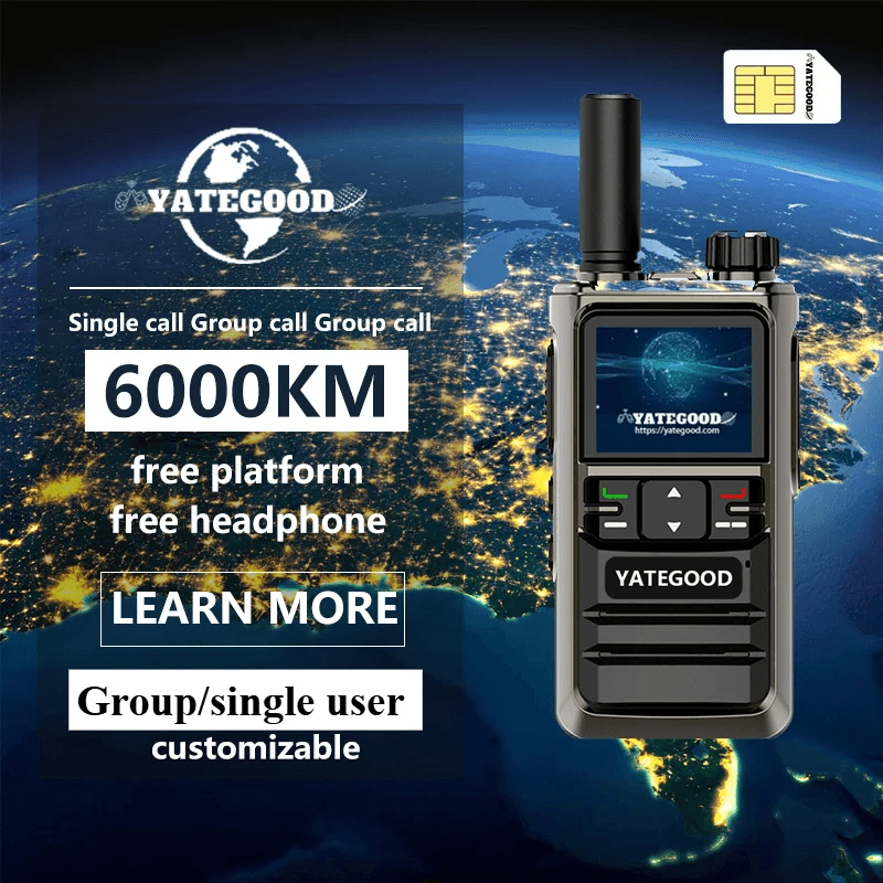 YATEGOOD G618 GPS 6000KM Global PTT Walkie Talkie - Military-Outdoors.com