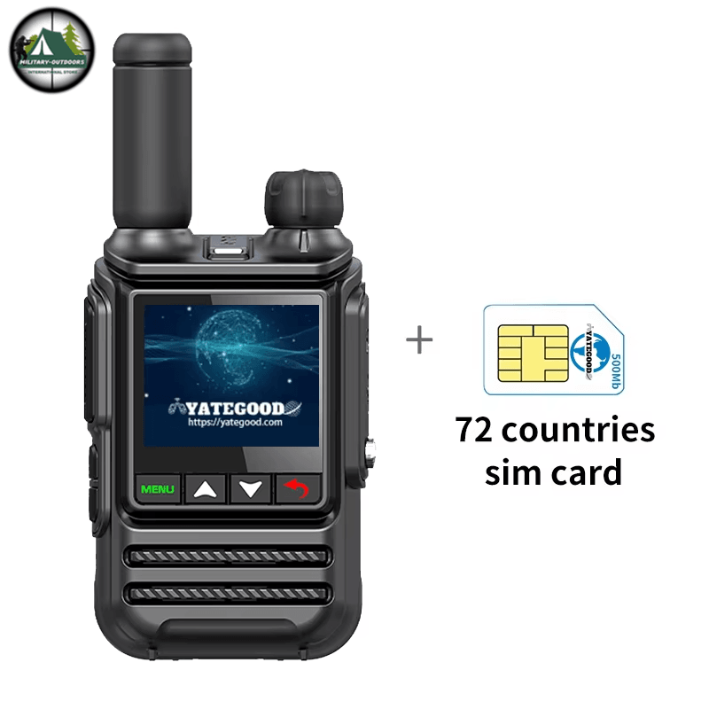 4G 5G Walkie Talkie - Unlimited Distance - Military-Outdoors.com
