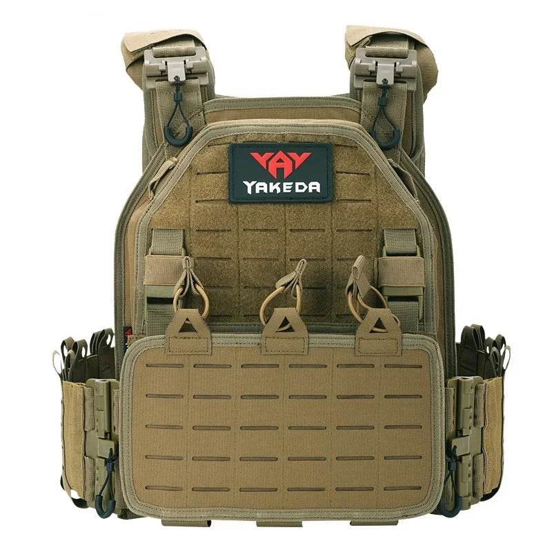 YAKEDA Tactical Vest Military-Grade Outdoor Armor - Military-Outdoors.com