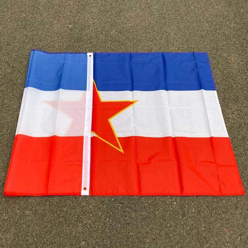 Yugoslavian Historical Flag 3x5 Ft - Military-Outdoors.com - Military-Outdoors.com